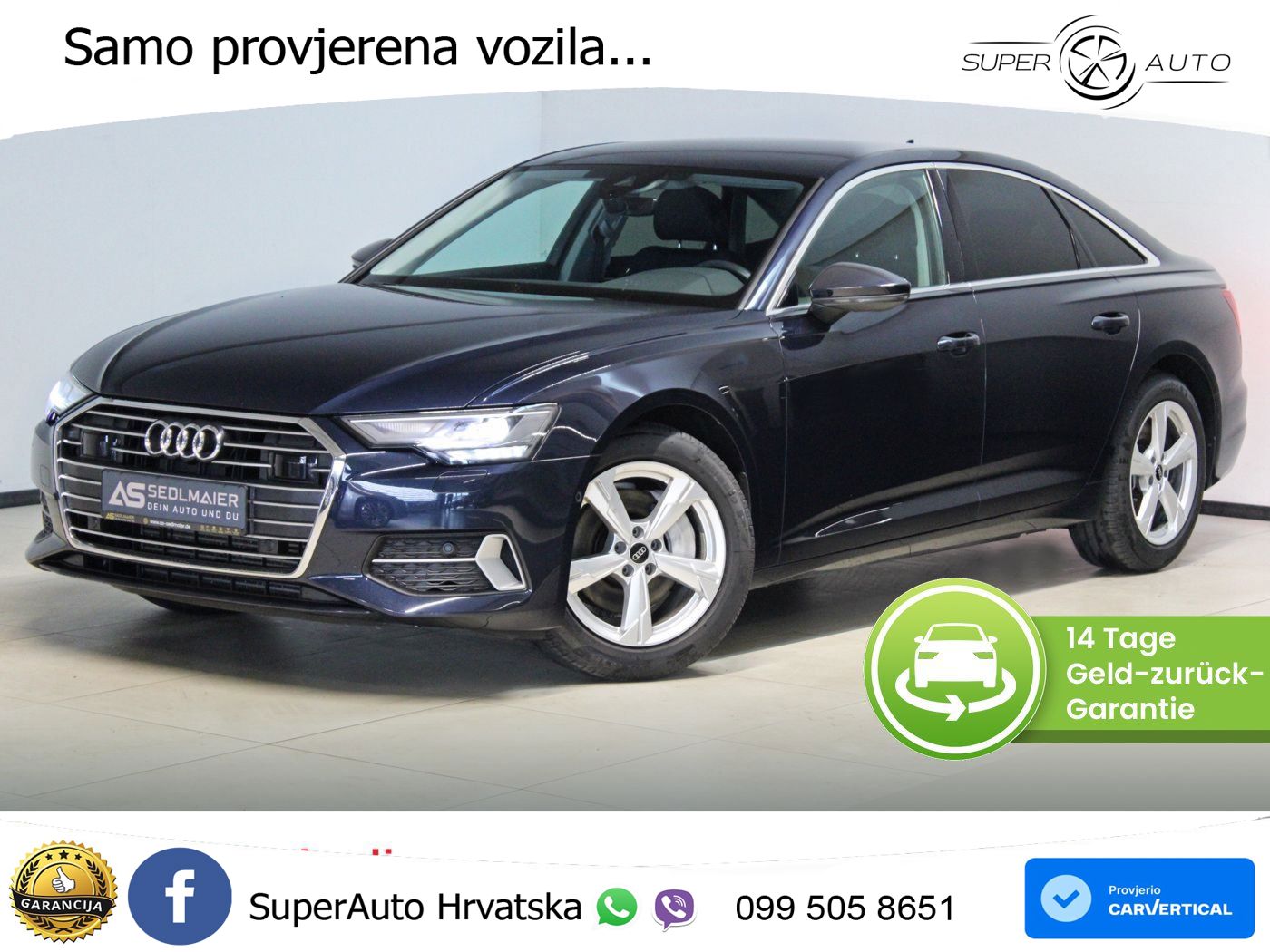 Audi A6 45 TFSI (265 KS) S tronic LED+GR SJED+ACC
