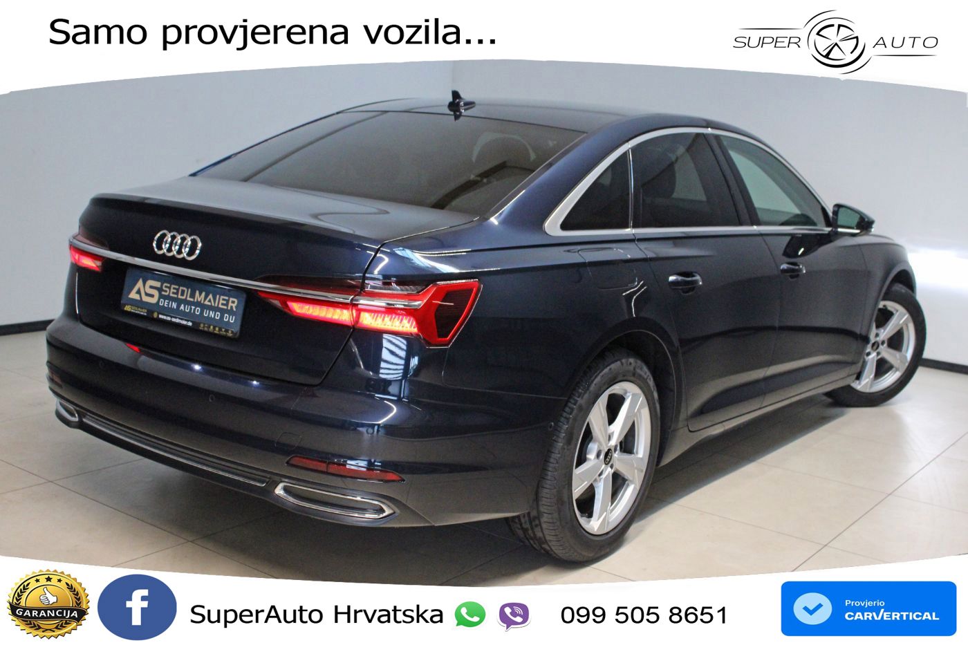 Audi A6 45 TFSI (265 KS) S tronic LED+GR SJED+ACC
