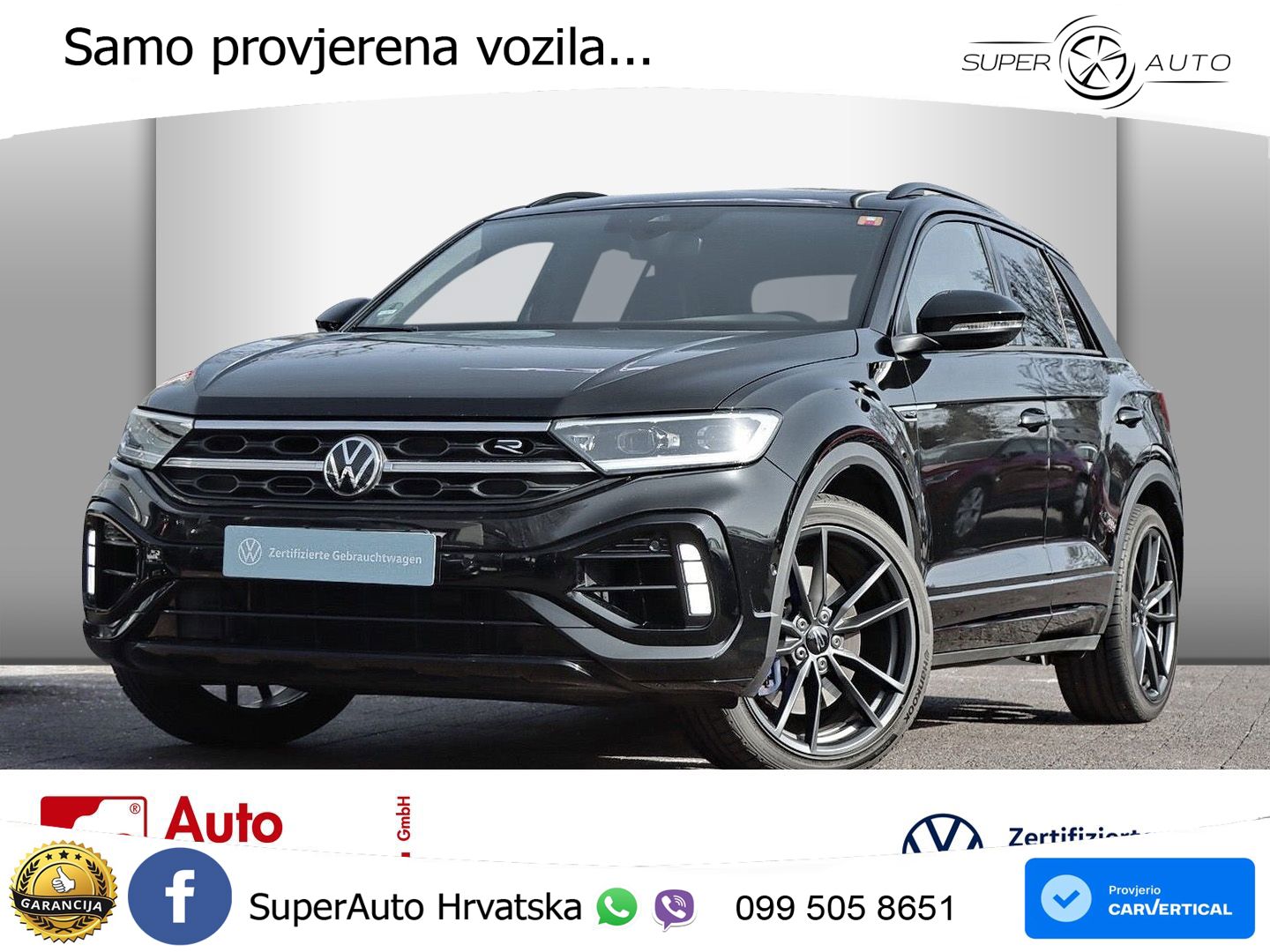 Volkswagen T-Roc R 2.0 TSI (300 KS) OPF 4M DSG MATRIX+GR SJED+KAM