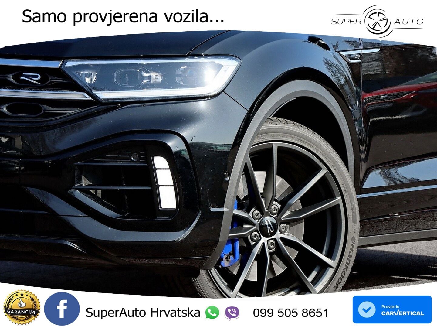 Volkswagen T-Roc R 2.0 TSI (300 KS) OPF 4M DSG MATRIX+GR SJED+KAM