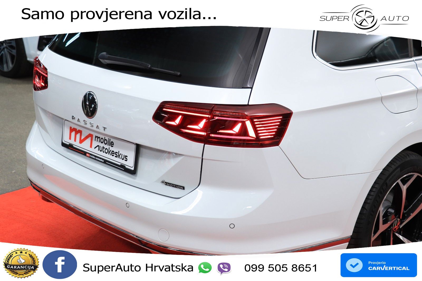 Volkswagen Passat Variant 2.0 TDI (200 KS) 4MOTION DSG R-Line LED+GR SJED+ACC