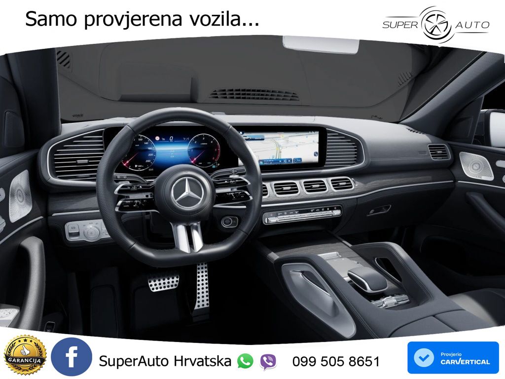 Mercedes GLE 450d (367 KS) EQ Boost 4MATIC 9G-TRONIC ACC+HEAD+4xGR SJED+360+PANO