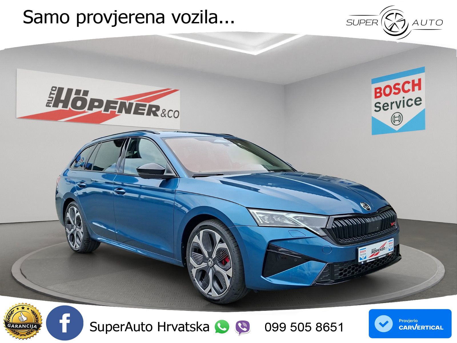Škoda Octavia Combi RS 2.0 TSI (265 KS) DSG LED+GR SJED+ACC