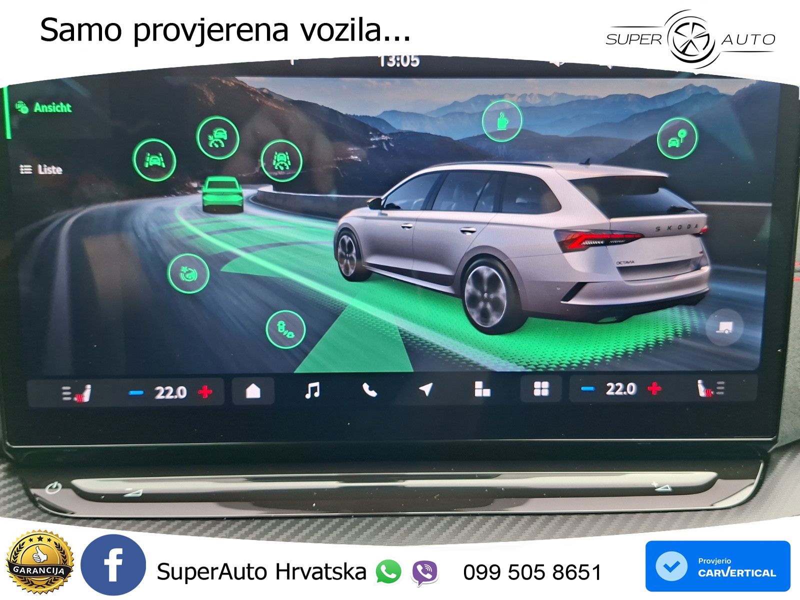 Škoda Octavia Combi RS 2.0 TSI (265 KS) DSG LED+GR SJED+ACC
