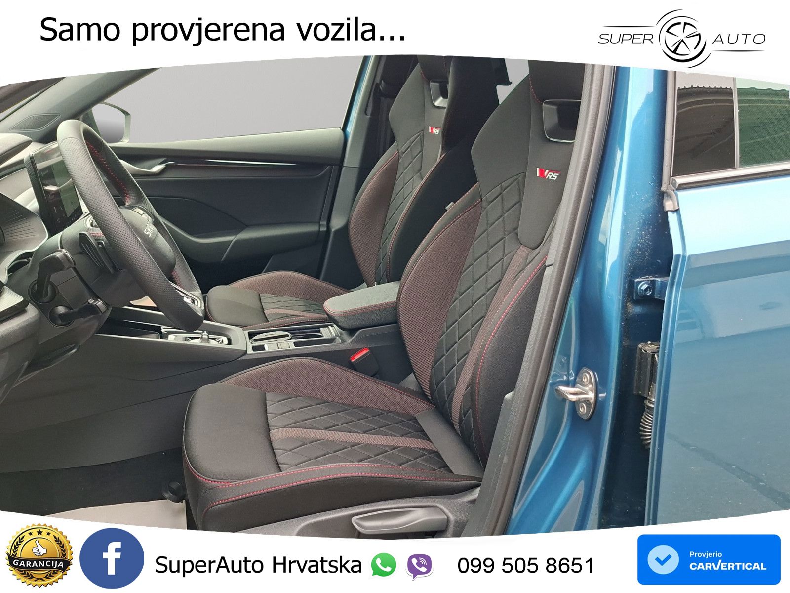 Škoda Octavia Combi RS 2.0 TSI (265 KS) DSG LED+GR SJED+ACC