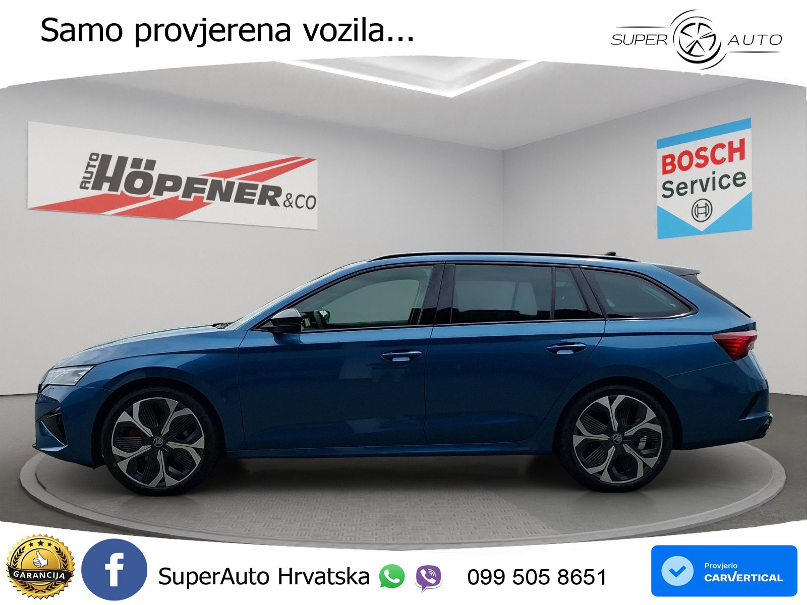 Škoda Octavia Combi RS 2.0 TSI (265 KS) DSG LED+GR SJED+ACC