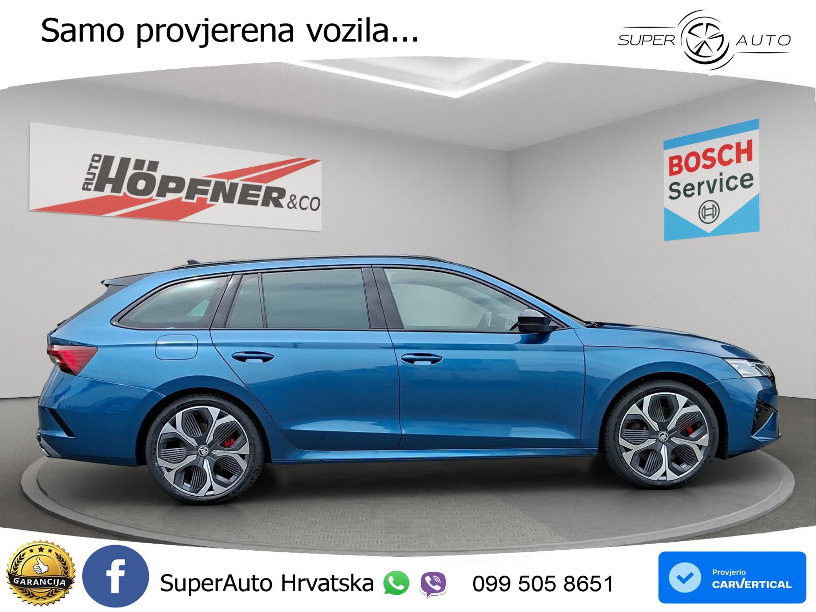 Škoda Octavia Combi RS 2.0 TSI (265 KS) DSG LED+GR SJED+ACC