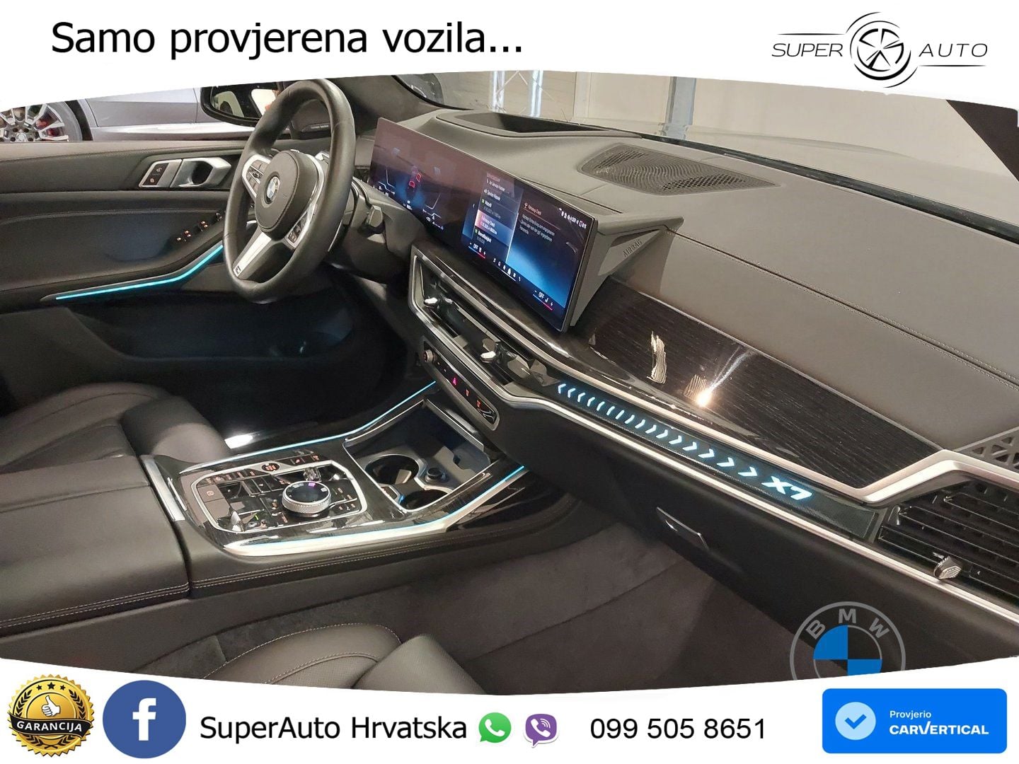 BMW X7 40d (352 KS) xDrive Steptronic M Sport ZRAČNI+ACC+GR SJED+KAM+PANO
