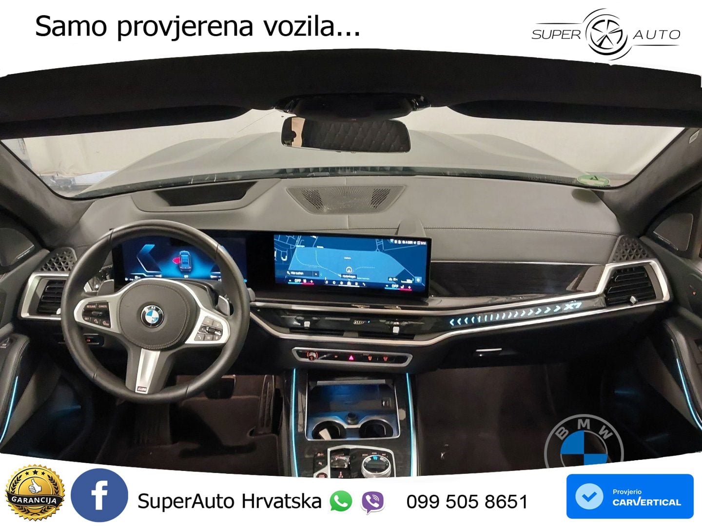BMW X7 40d (352 KS) xDrive Steptronic M Sport ZRAČNI+ACC+GR SJED+KAM+PANO
