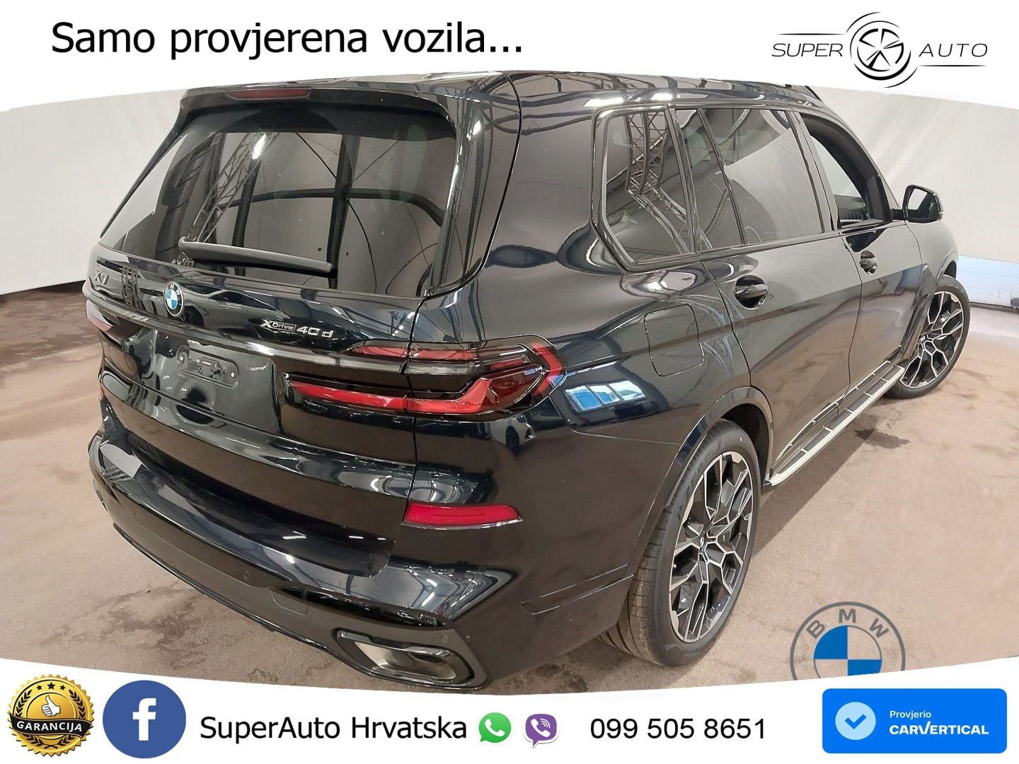 BMW X7 40d (352 KS) xDrive Steptronic M Sport ZRAČNI+ACC+GR SJED+KAM+PANO