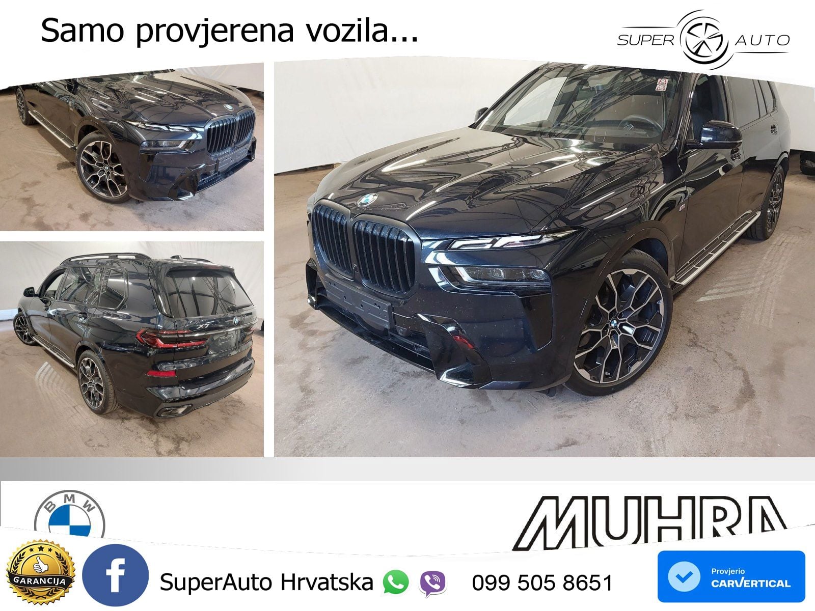 BMW X7 40d (352 KS) xDrive Steptronic M Sport ZRAČNI+ACC+GR SJED+KAM+PANO