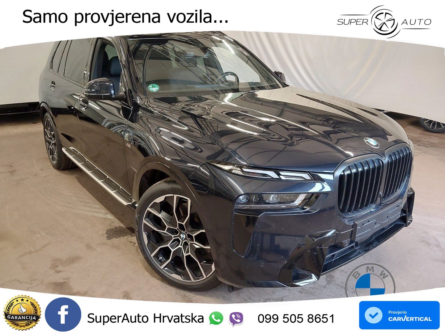 BMW X7 40d (352 KS) xDrive Steptronic M Sport ZRAČNI+ACC+GR SJED+KAM+PANO