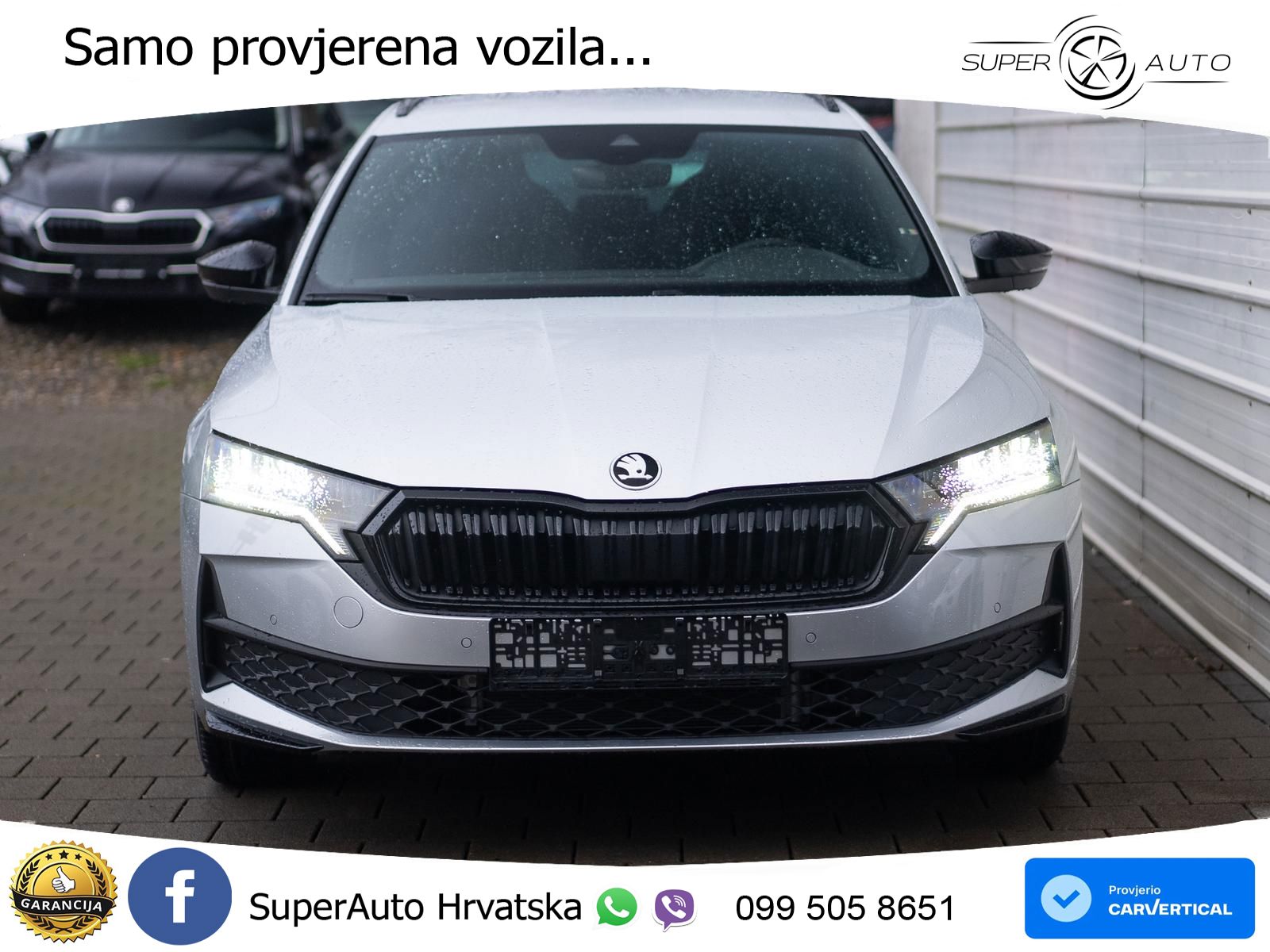 Škoda Octavia Combi 1.5 TSI EVO e-TEC (150 KS) DSG SportLine LED+GR SJED+ACC