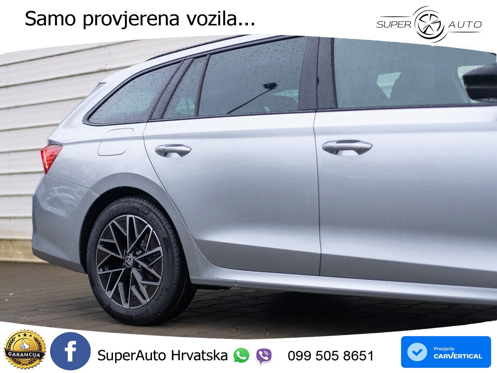 Škoda Octavia Combi 1.5 TSI EVO e-TEC (150 KS) DSG SportLine LED+GR SJED+ACC