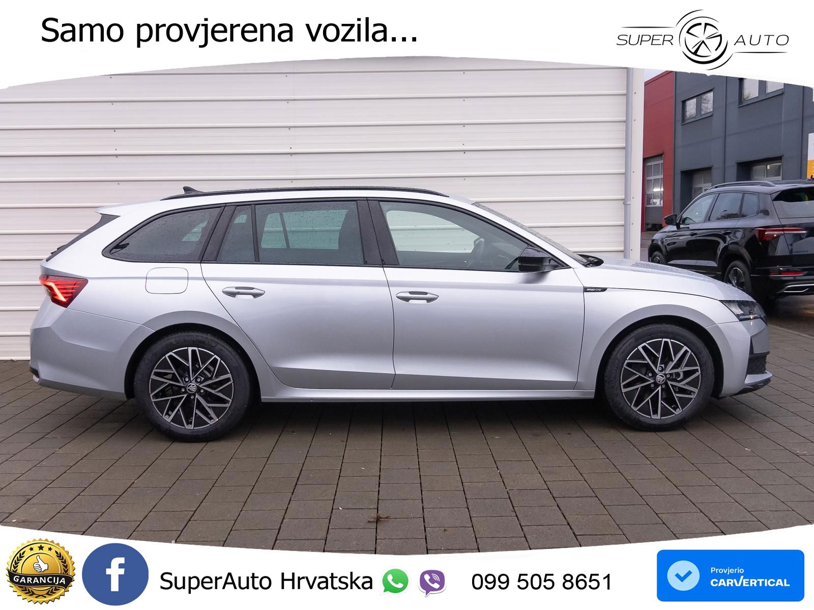 Škoda Octavia Combi 1.5 TSI EVO e-TEC (150 KS) DSG SportLine LED+GR SJED+ACC
