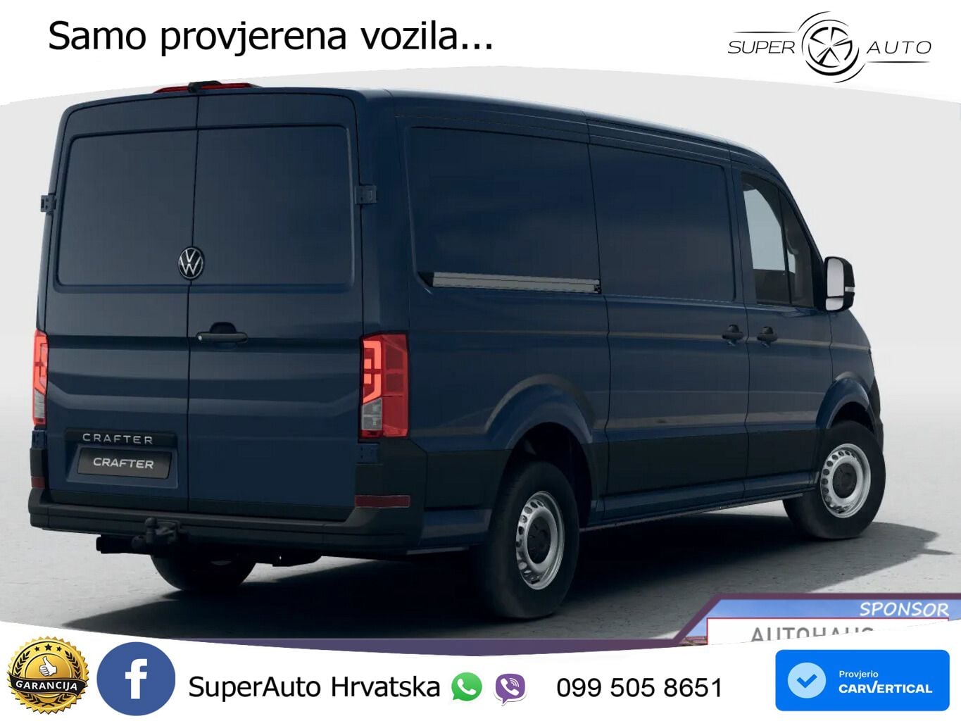 Volkswagen Crafter 35 L3H2 3S AHK Kam Temp AppCo UVP-41%* 140 KS