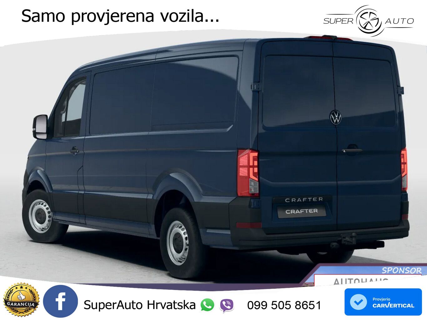 Volkswagen Crafter 35 L3H2 3S AHK Kam Temp AppCo UVP-41%* 140 KS