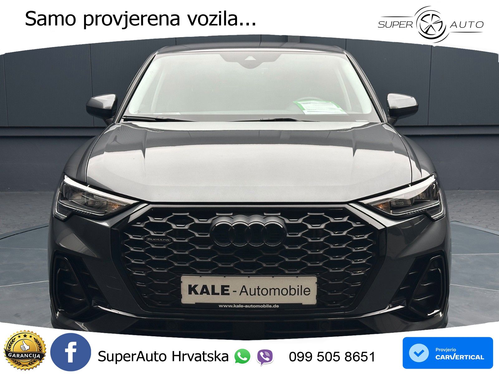 Audi Q3 Sportback 40 TDI (200 KS) quattro S tronic S line LED+GR SJED+ACC