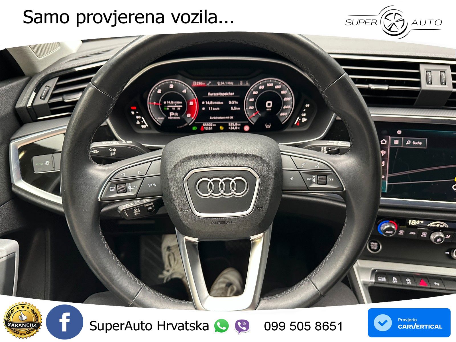 Audi Q3 Sportback 40 TDI (200 KS) quattro S tronic S line LED+GR SJED+ACC