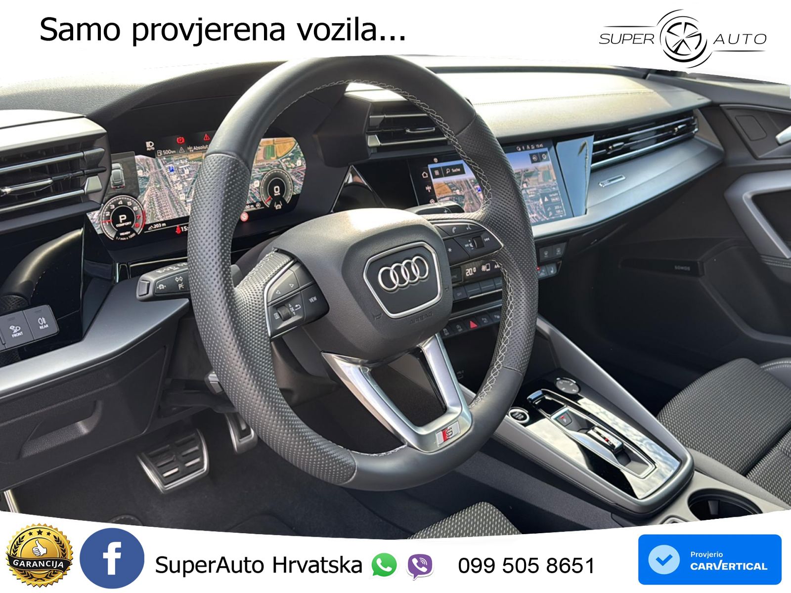 Audi A3 35 TFSI (150 KS) MATRIX+GR SJED+KAM
