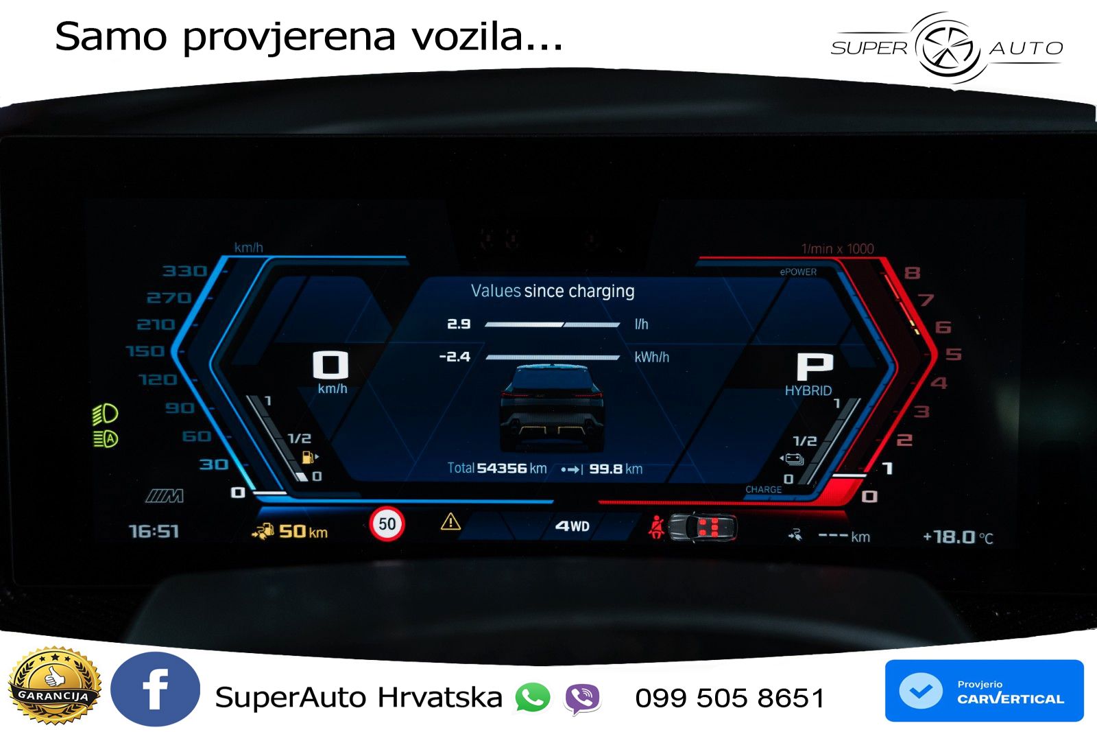 BMW XM 4.4 V8 (653 KS) xDrive Steptronic LED+GR SJED+ACC