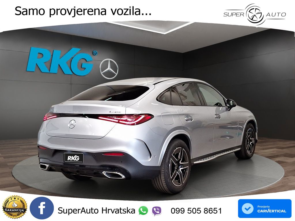 Mercedes GLC Coupe 200 (204 KS) 4MATIC 9G-TRONIC AMG ACC+GR SJED+360+PANO