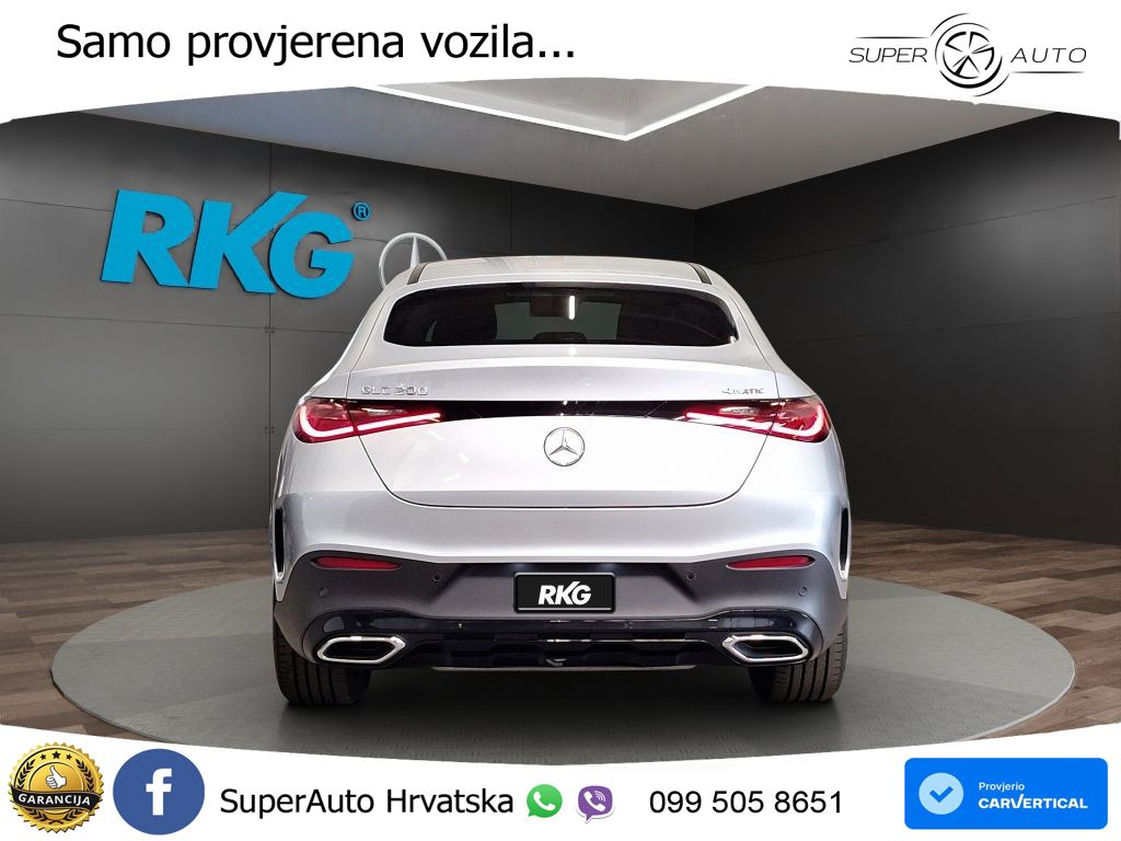 Mercedes GLC Coupe 200 (204 KS) 4MATIC 9G-TRONIC AMG ACC+GR SJED+360+PANO