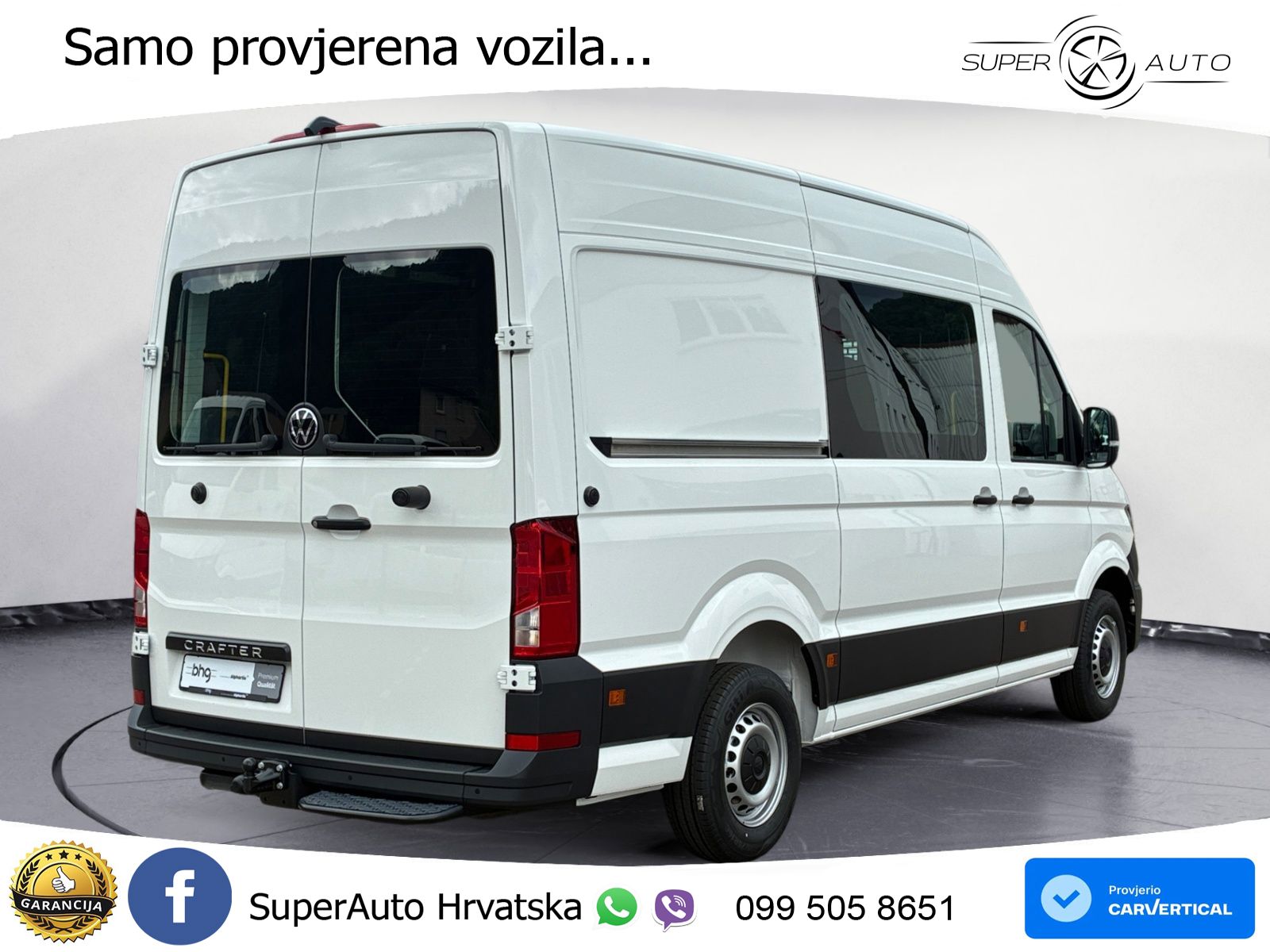 Volkswagen Crafter 35 Kasten 2,0 l Frontantr ieb 8-Gang Aut 140 KS