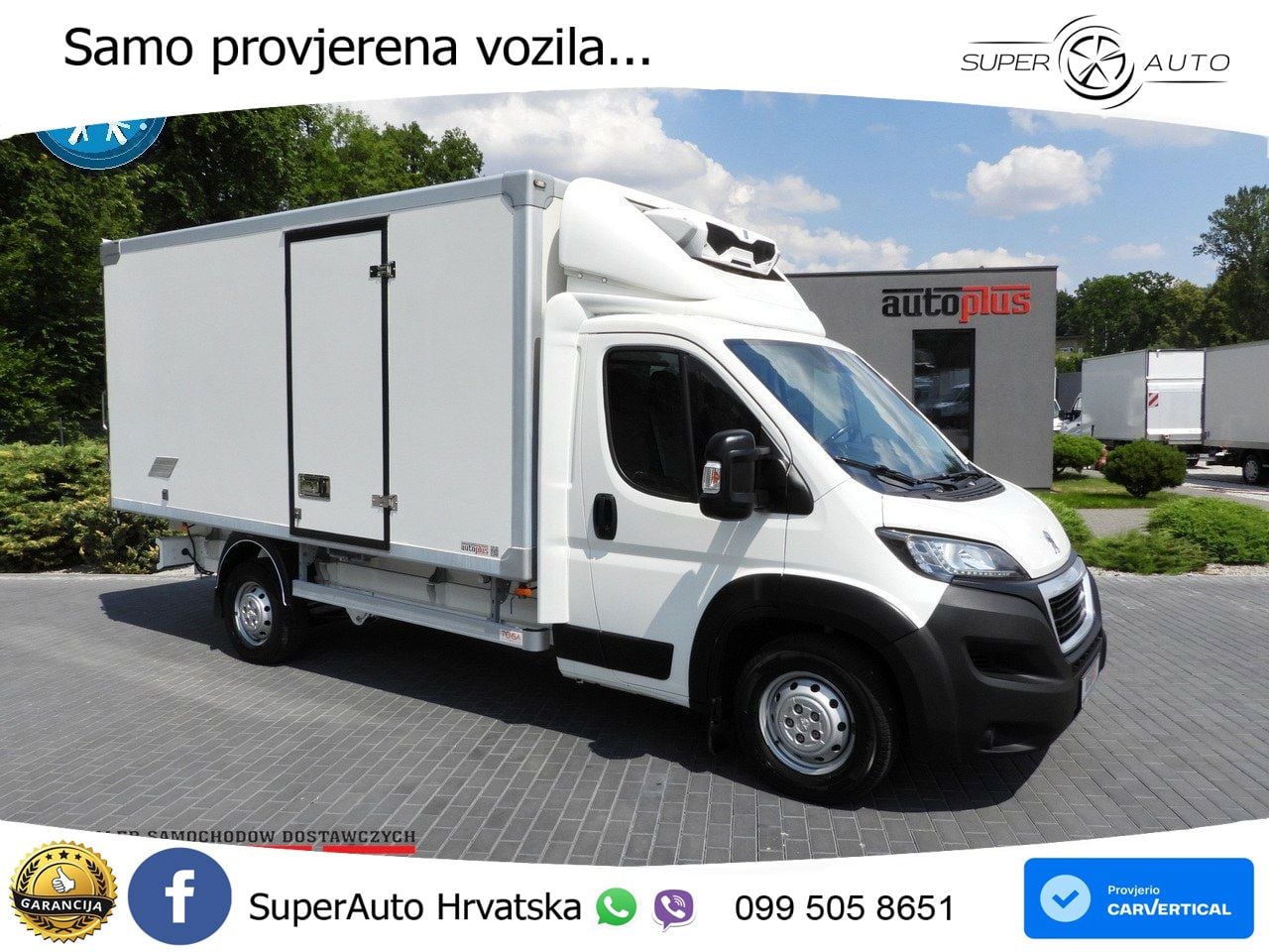 Peugeot BOXER KÜHLKOFFER 0C 8 PALETTEN TEMPOMAT LED 165 KS