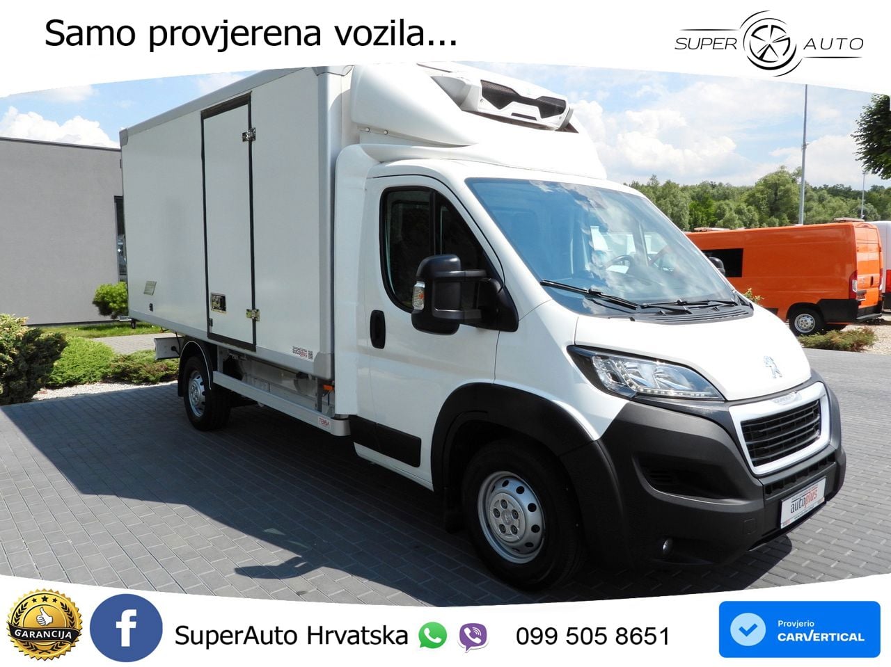 Peugeot BOXER KÜHLKOFFER 0C 8 PALETTEN TEMPOMAT LED 165 KS