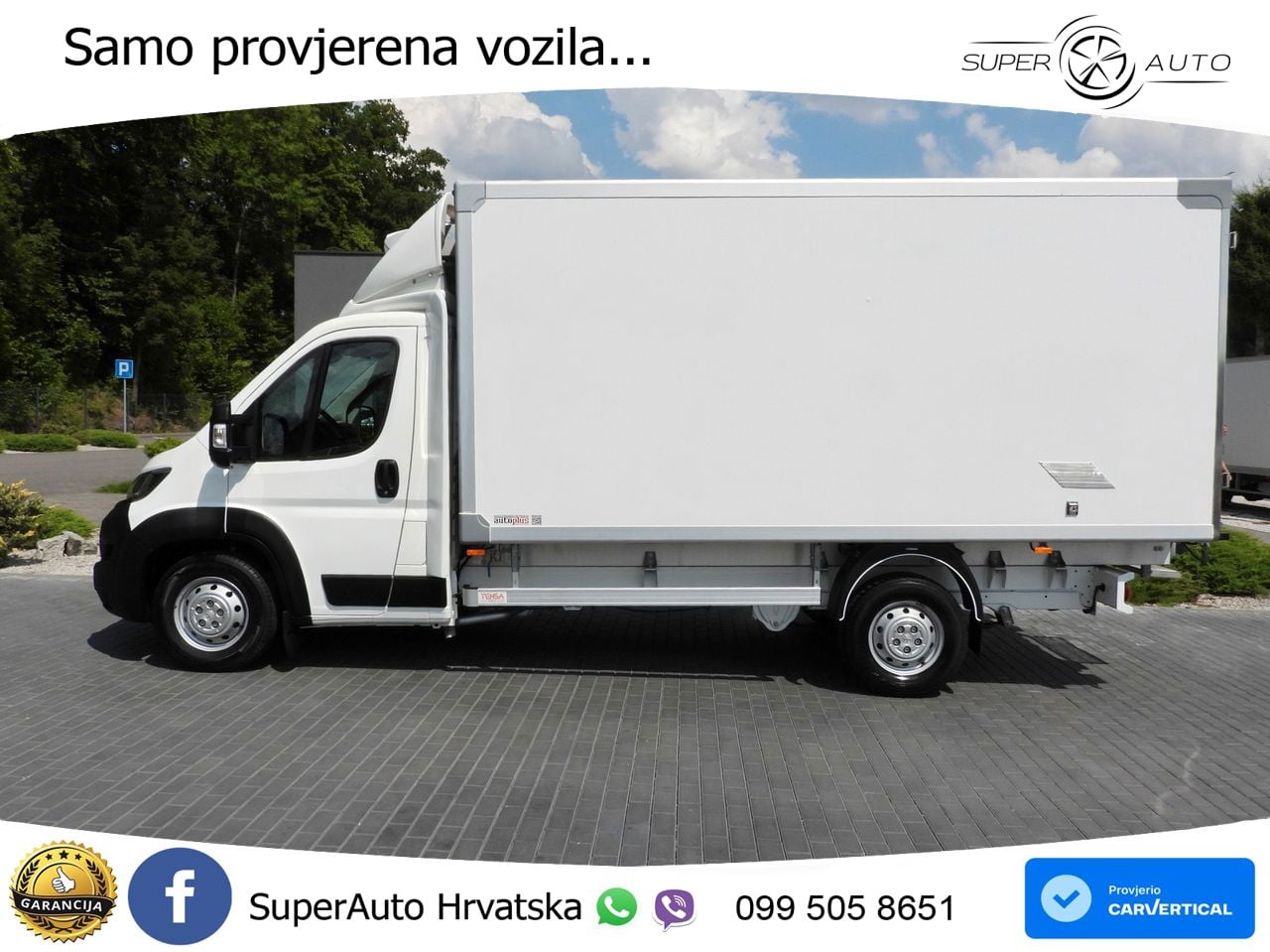 Peugeot BOXER KÜHLKOFFER 0C 8 PALETTEN TEMPOMAT LED 165 KS