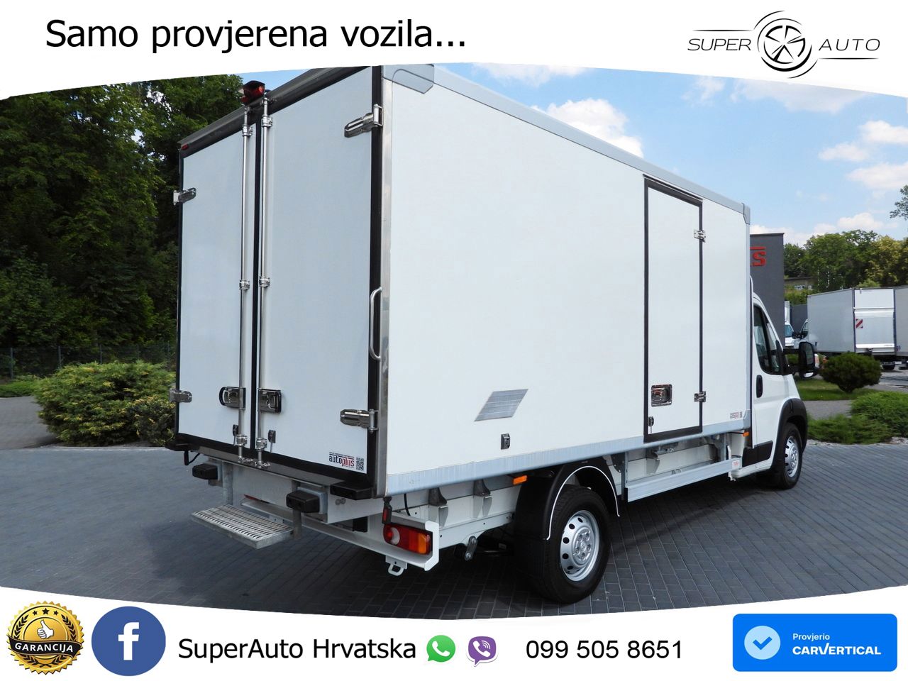 Peugeot BOXER KÜHLKOFFER 0C 8 PALETTEN TEMPOMAT LED 165 KS