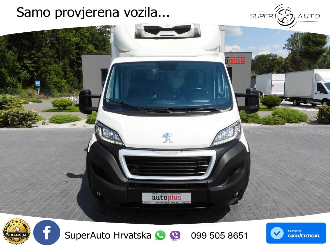 Peugeot BOXER KÜHLKOFFER 0C 8 PALETTEN TEMPOMAT LED 165 KS