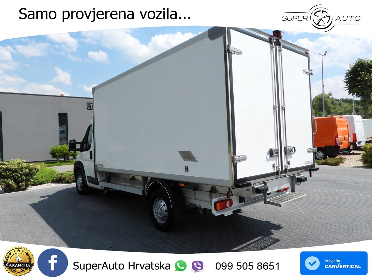 Peugeot BOXER KÜHLKOFFER 0C 8 PALETTEN TEMPOMAT LED 165 KS