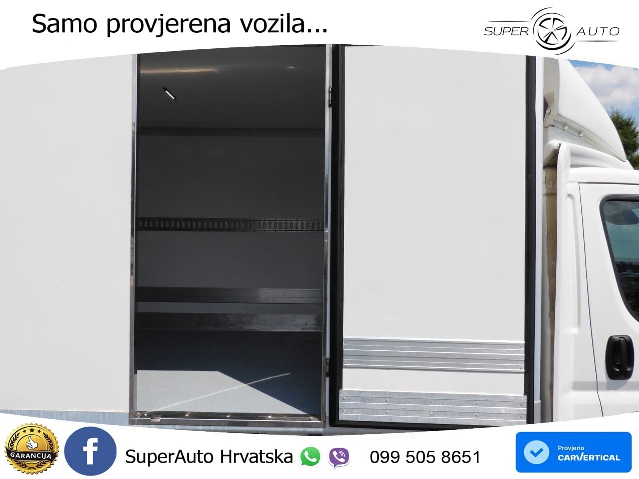 Peugeot BOXER KÜHLKOFFER 0C 8 PALETTEN TEMPOMAT LED 165 KS