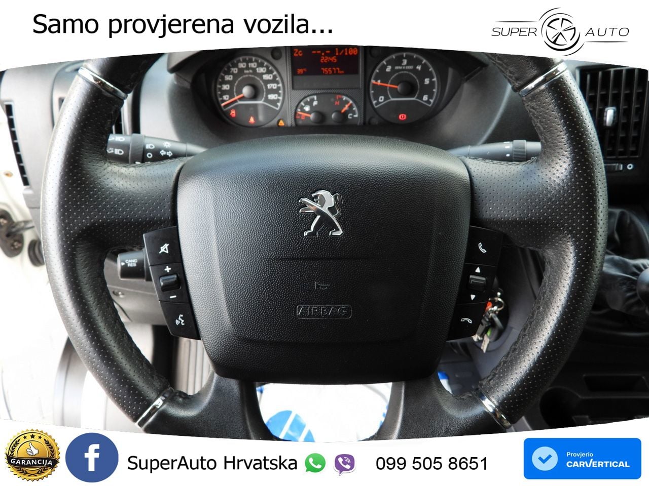 Peugeot BOXER KÜHLKOFFER 0C 8 PALETTEN TEMPOMAT LED 165 KS