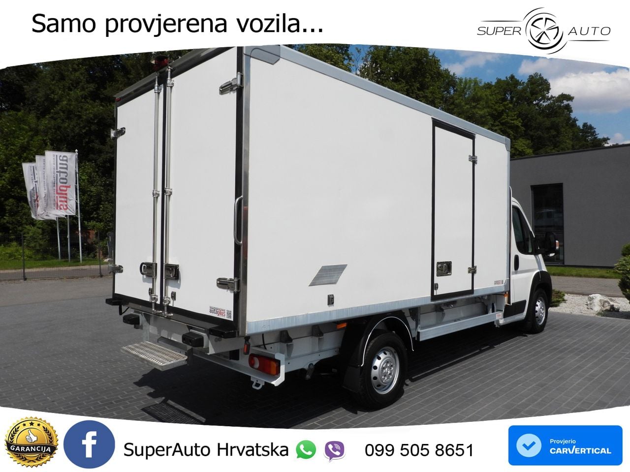 Peugeot BOXER KÜHLKOFFER 0C 8 PALETTEN TEMPOMAT LED 165 KS