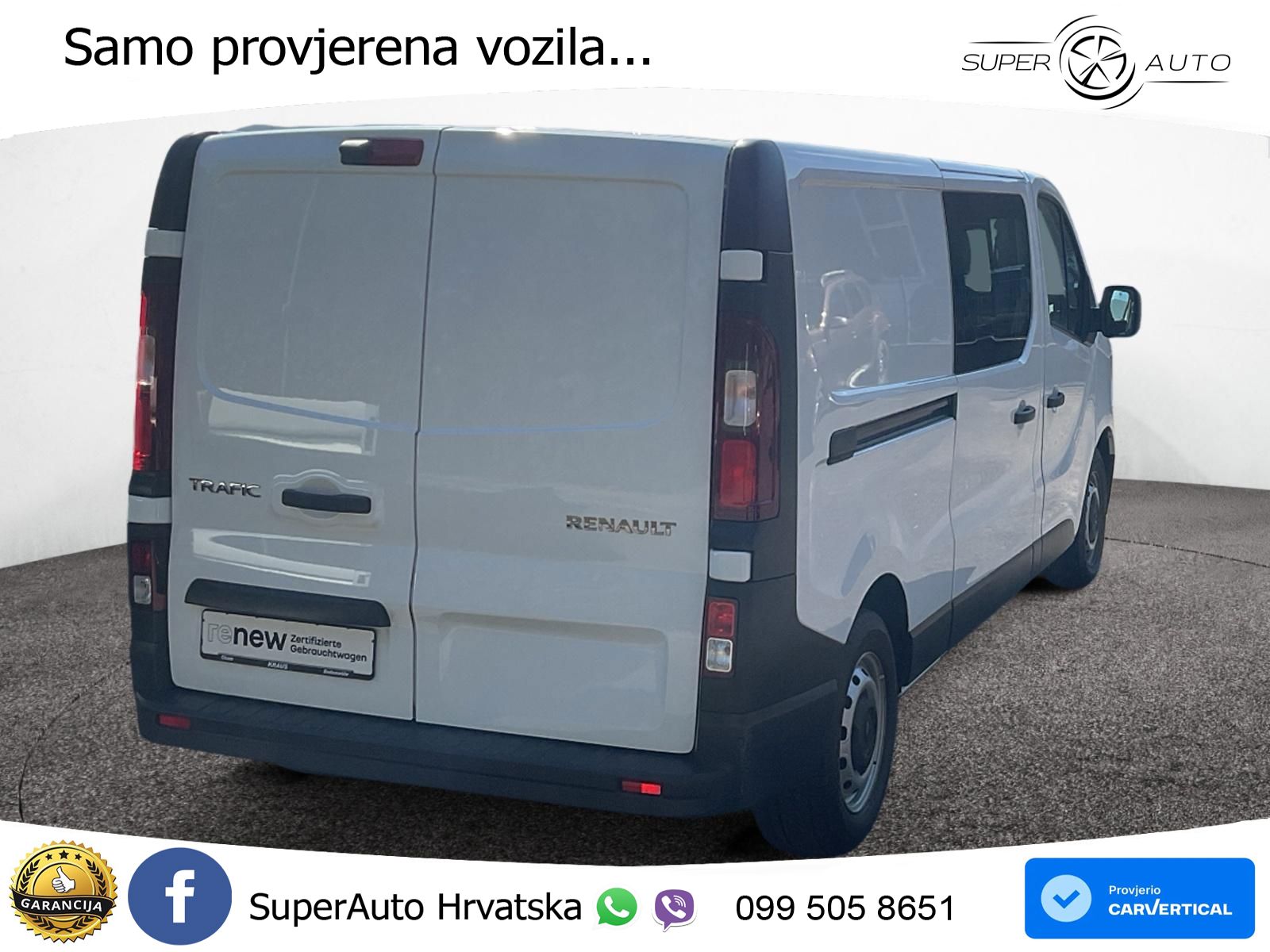 Renault Trafic Doppelkabine Komfort L2H1 2,0t Blue dCi 1 150 KS