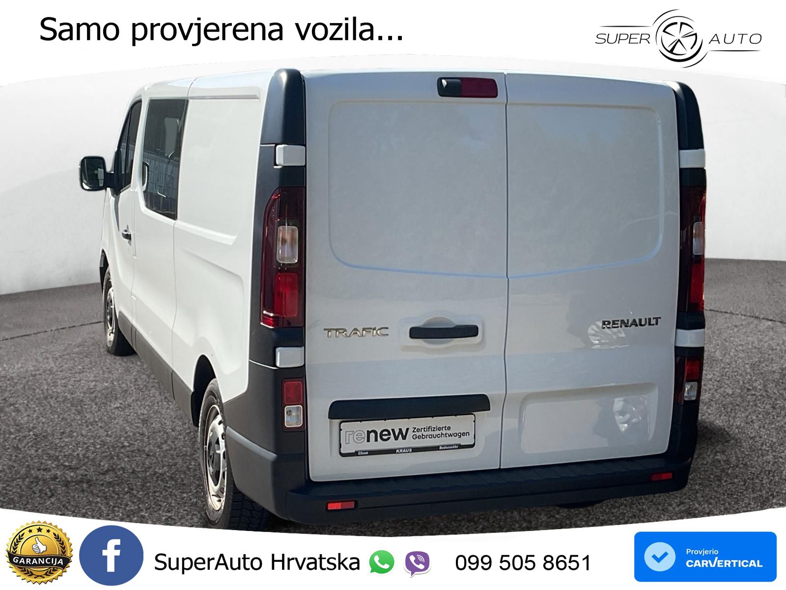 Renault Trafic Doppelkabine Komfort L2H1 2,0t Blue dCi 1 150 KS