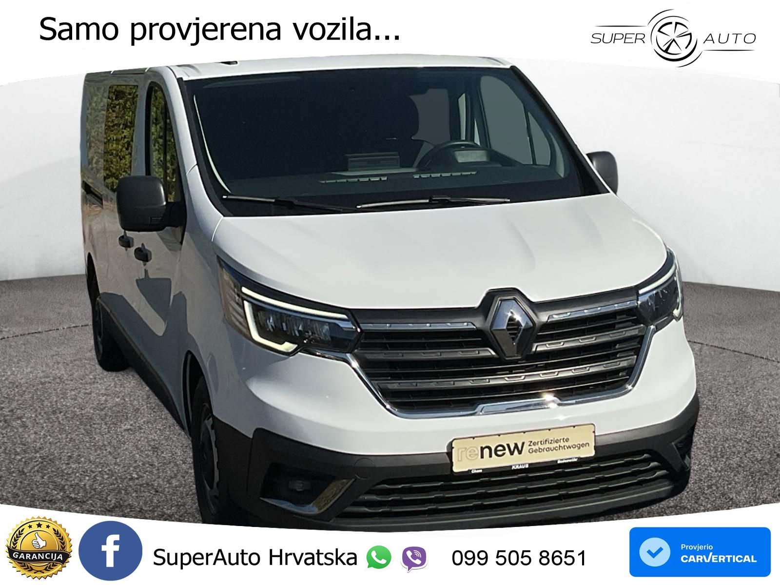 Renault Trafic Doppelkabine Komfort L2H1 2,0t Blue dCi 1 150 KS