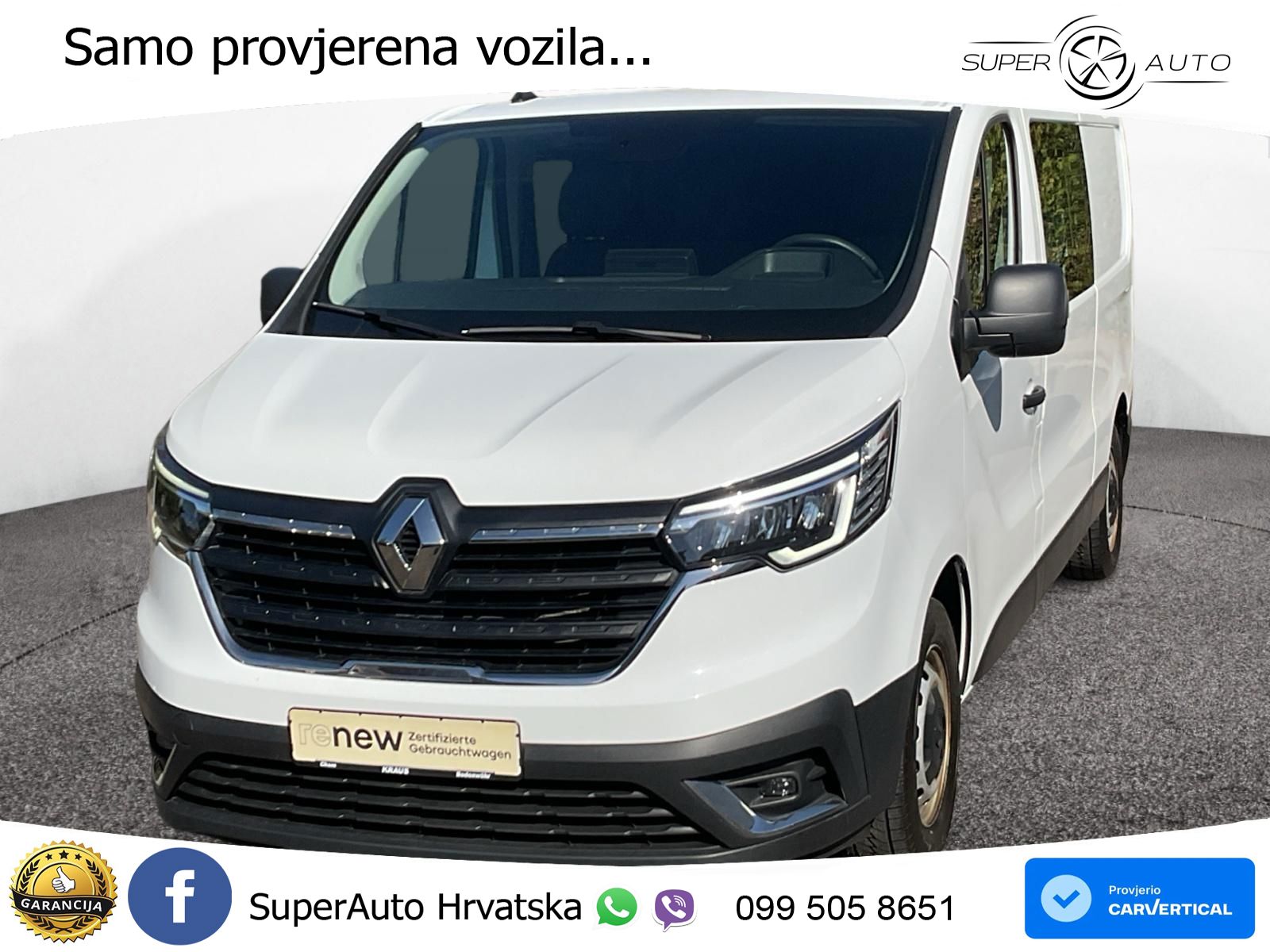 Renault Trafic Doppelkabine Komfort L2H1 2,0t Blue dCi 1 150 KS