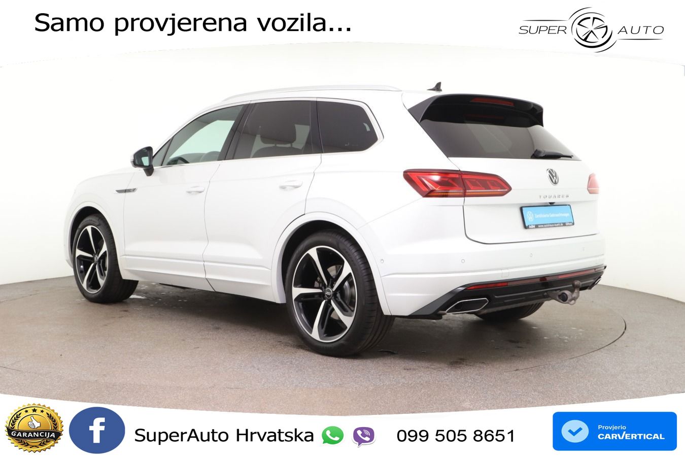 Volkswagen Touareg 3.0 V6 TDI (231 KS) 4MOTION Tiptronic R-Line ZRAČNI+ACC+4xGR SJED+KAM