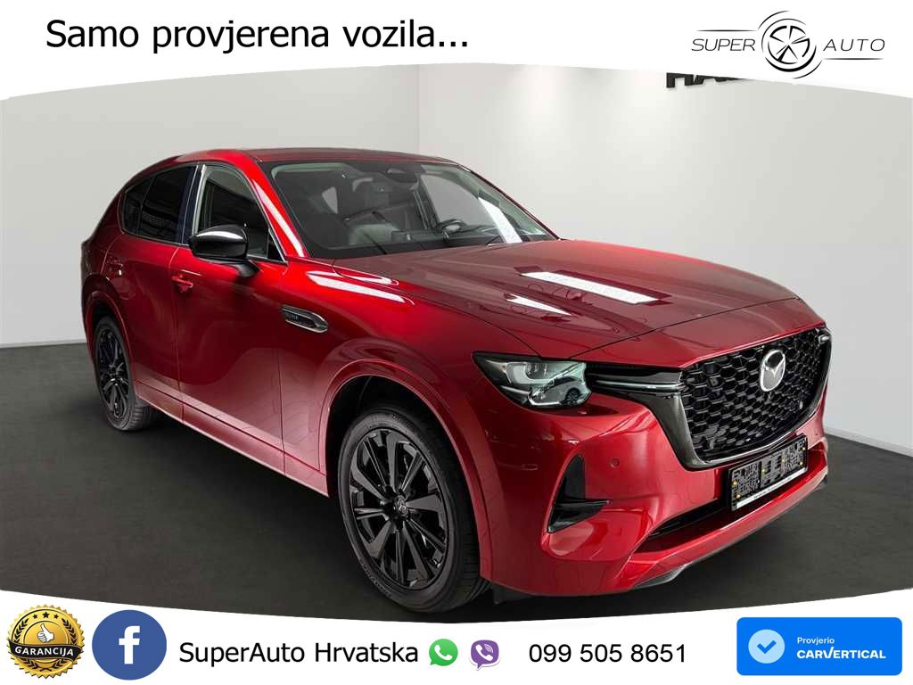Mazda CX-60 3.3 e-Skyactiv D (254 KS) AWD Automatic ACC+HEAD+4xGR SJED+360+PANO