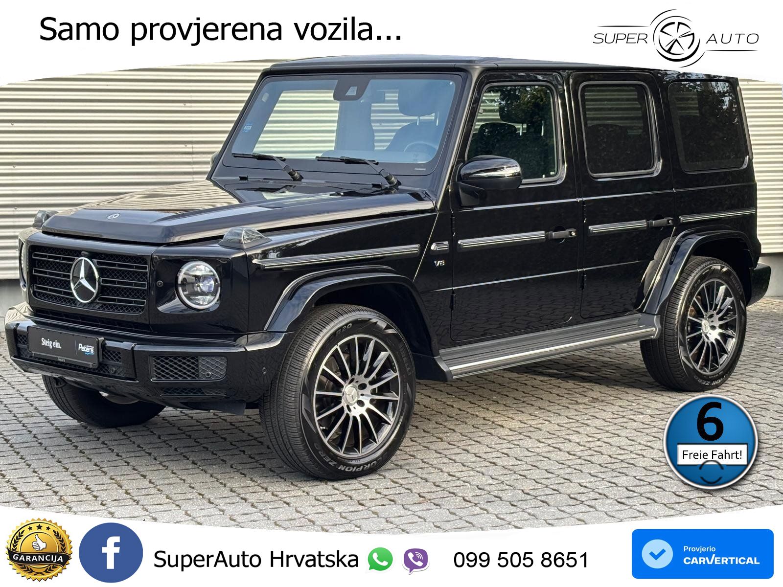 Mercedes G 500 Long V8 (422 KS) 4MATIC 9G-TRONIC AMG ZRAČNI+ACC+4xGR SJED+360
