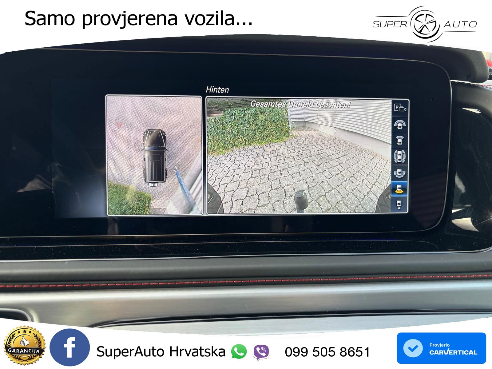 Mercedes G 500 Long V8 (422 KS) 4MATIC 9G-TRONIC AMG ZRAČNI+ACC+4xGR SJED+360