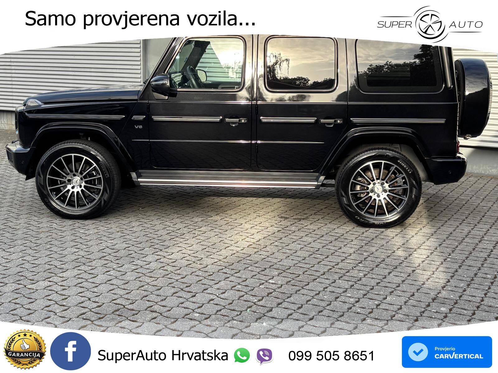 Mercedes G 500 Long V8 (422 KS) 4MATIC 9G-TRONIC AMG ZRAČNI+ACC+4xGR SJED+360