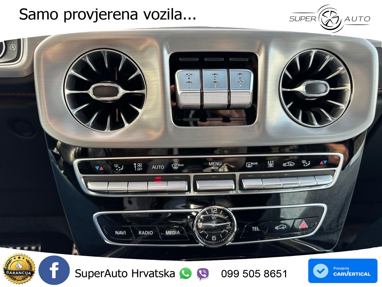 Mercedes G 500 Long V8 (422 KS) 4MATIC 9G-TRONIC AMG ZRAČNI+ACC+4xGR SJED+360