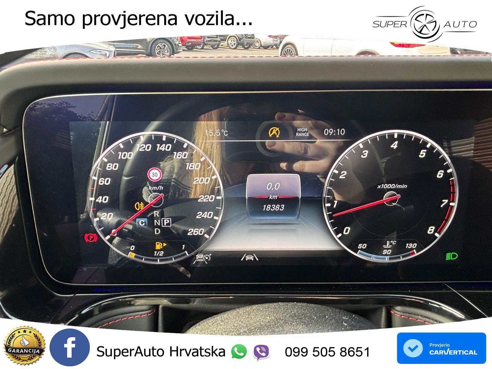 Mercedes G 500 Long V8 (422 KS) 4MATIC 9G-TRONIC AMG ZRAČNI+ACC+4xGR SJED+360