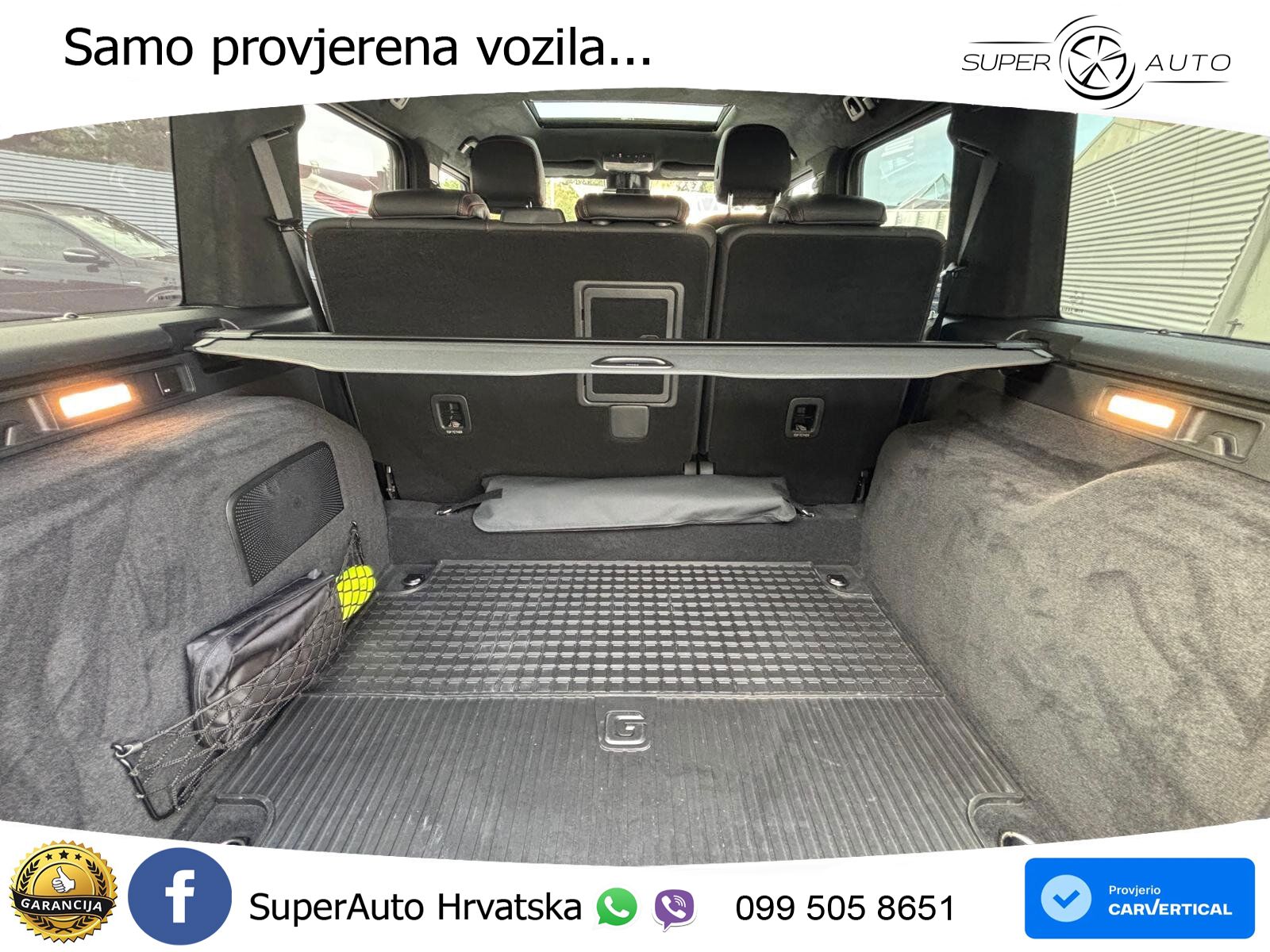Mercedes G 500 Long V8 (422 KS) 4MATIC 9G-TRONIC AMG ZRAČNI+ACC+4xGR SJED+360