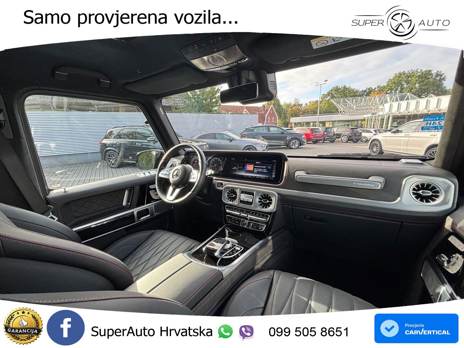 Mercedes G 500 Long V8 (422 KS) 4MATIC 9G-TRONIC AMG ZRAČNI+ACC+4xGR SJED+360